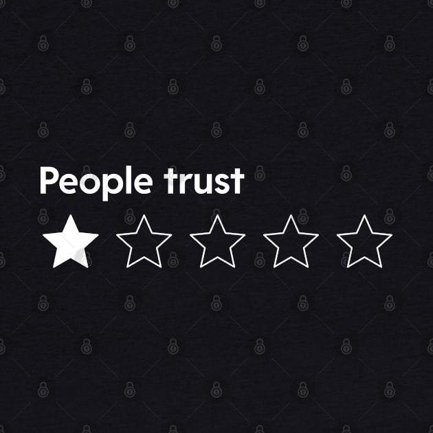 People trust | One star by Nana On Here